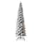 15ft. Pre-Lit Flocked Pencil Spruce Artificial Christmas Tree, Warm White LED Lights